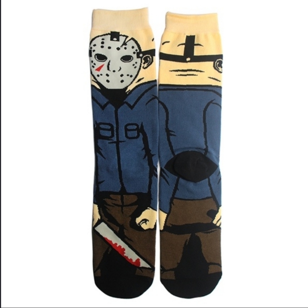 Jason Voorhees Friday the 13th Character Socks - Picture 4 of 5